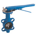 3" S300 B/FLY VALVE SS DISC NBR LINER - 3" Flange, Butterfly Wafer Pattern Valve, Lever Operated, Cast Iron Body, Stainless Steel Disc, NBR Liner, Working Temperature -12Â°C to +80Â°C, HUK ValvesAll images used are for illustrative purposes only