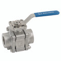 3" NPT FSAS S/S 3PC FBBV D/MNT 63 BAR - 3" NPT, 3 Piece, Direct Mount Full Bore Ball Valve, ATEX, Fire Safe, DNV, NACE MR0175 Approved, Stainless Steel, Viton Seal Material, CTFE Seat Material, Working Temperature -20Â°C to +220Â°C, Maximum Working Pressu
