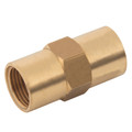 12MM OD STRAIGHT CONN (36050307) - 12mm Tube Outside Diameter, Equal Straight Connector, Metric, Brass Compression Fitting, ITMAll images used are for illustrative purposes only