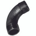 3/4" BSPT MALE EQUAL BEND BLACK GF3 - 3/4" BSP Tapered Male, Malleable Iron Pipe Fitting, Black, Equal 90Ã‚Â° Bend, Fig