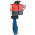 3"DI/SS/NBR LUGD BFVVE F/W S35 24-240V - 3" Flange, Butterfly Wafer Pattern Valve, Electric Actuated, Lugged Cast Iron Body, Stainless Steel Disc, NBR Liner, Maximum Working Temperature 80Ã‚Â°CAll images used are for illustrative purposes only