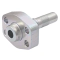 3/4" Nominal Diameter Poclain Flange Male x Hose Tail - 3/4" Nominal Diameter, Hydraulic Interlock Hose Connector, Poclain Flange Male x Hose Tail, Interlock Straight, to Suit 3/4" Hose Inside Diameter, Mild Steel, FT ProAll images used are for illustr
