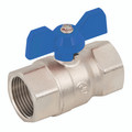 3/4"BSP Brass Ball Valve WRAS Approved - 3/4" BSP Parallel Female, WRAS Approved Ball Valve, Butterfly Handle, Brass Nickel Plated, Working Temperature -10ï¿½C to +120ï¿½C, Maximum Working Pressure 25 bar, FT ProAll images used are for illustrative pur