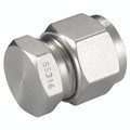 CAP 16 OD - 16mm Outside Diameter, Hydraulic Twin Ferrule Metric Compression Fitting, Cap, Tube x Tube, 316 Stainless Steel, PanamAll images used are for illustrative purposes only