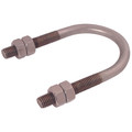 Size 32 - 46mm U Bolt Clamp Steel - Hydraulic Tube Clamp, 2 Nut, U Bolt Clamp, Size 32 - 46mm, Steel, RSBAll images used are for illustrative purposes only
