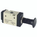 1/8" 3/2 Push Pull Valve - 1/8" BSP Parallel Female, Pneumatic Control Valve, Push/Pull, In-Line Manual 3/2 Way Valve, Nitrile Seal, Working Temperature -20Ã‚Â°C to 70Ã‚Â°C, Maximum Working Pressure 8 bar, KelmAll images used are for illustrative purpo