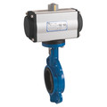 4" WAFER BFLY DI/EP F/W HAIT SA ACT - 4" BS 10 Table D/E, PN6/PN10/PN16/ANSI150 Flange, Wafer Pattern Butterfly Valve Fitted with an Actuator, Single Acting, Cast Iron Valve Material, EPDM Liner, Ductile Iron ENP Disc Material, Actuator Working Temperatur