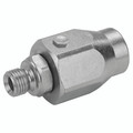 1/4" BSP  Male x 1/4" BSP  Female Swivel Joint - 1/4" BSP Parallel Male x 1/4" BSP Parallel Female, Hydraulic Swivel Joint, Zinc Plated Mild Steel, Maximum Pressure 200 bar, FT ProAll images used are for illustrative purposes only
