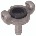 QAC1 CLAW COUPLER 3/8" HOSETAIL PLATED - QAC 1 Hose Tail, QAC Claw Coupling, to Suit Hose Inside Diameter 3/8", Nitrile Seal, Zinc Plated and Yellow Passivated (Chrome VI Free) Hardened Forged Steel, Working Temperature -45Ã‚Â°C to +95Ã‚Â°C, Maximum Worki