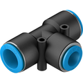 130616 REDUCING TEE 16X12 - Push-In T-Connector Qst-16-12 Reducing