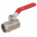 1/2"BSPF LightModel Red Handle - 1/2" BSP Parallel Female, Ball Valve, Light Model, Red Handle, Brass Body, PTFE Seal, Working Temperature -15ï¿½C to +120ï¿½C, Maximum Working Pressure 25 bar, FT ProAll images used are for illustrative purposes only