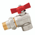 3/4" BSPP M/F Brass Ball Valve Full Flow - 3/4" BSP Parallel Male x 3/4" BSP Parallel Female, Full Flow Ball Valve, Elbow, for use with Manifolds, Nickel Plated Brass, Working Temperature -20°C to +150°C, Maximum Working Pressure 40 bar, ITAPAll imag 3/4" BSPP M/F Brass Ball Valve Full Flow - 3/4" BSP Parallel Male x 3/4" BSP Parallel Female, Full Flow Ball Valve, Elbow, for use with Manifolds, Nickel Plated Brass, Working Temperature -20°C to +150°C, Maximum Working Pressure 40 bar, ITAPAll imag