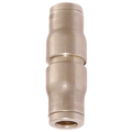 10MM EQUAL TUBE TO TUBE CONNECTOR - 10mm Outside Diameter, LF3600 Metric Push-in Tube Fitting, Equal Tube x Tube, Straight Connector, Nickel Plated Brass, Working Temperature -20Ã‚Â°C to +120Ã‚Â°C, Maximum Working Pressure 20 bar, Parker LegrisAll imag