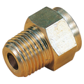1/4" BSPT Male x 6mm OD Straight Adaptor - 1/4" BSP Tapered Male x 6mm Outside Diameter, Enots Metric Compression Fitting, Stud Coupling, Brass, NorgrenAll images used are for illustrative purposes only