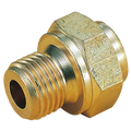 1/4" BSPP Male x 8mm OD Straight Adaptor - 1/4" BSP Parallel Male x 8mm Outside Diameter, Enots Metric Compression Fitting, Stud Coupling, Brass, NorgrenAll images used are for illustrative purposes only