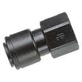 FEMALE ADAPTOR OD4 1/8 - 1/8" BSP Parallel Female x 4mm Outside Diameter, Metric Push-in Fitting, Stud, Plastic, Working Temperature 0Ã‚Â°C to +23Ã‚Â°C, Maximum Working Pressure 16 bar, John GuestAll images used are for illustrative purposes only
