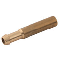 3/16" HOSETAIL X 3/16" OD STEM(34005603) - 3/16" Stem Outside Diameter, Imperial Hose Tail Adaptor, To Suit Hose Inside Diameter 3/16", Brass, ITMAll images used are for illustrative purposes only