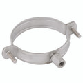 FLAMCO BRS CLIP M8-M10 X 210 -220 STST - M8-M10 Thread Size, 210-220mm Bore Size, BRS, Un-Lined, Wall or Ceiling Mounted Pipe Clip, 2150 Newton Breaking Strain, Stainless Steel, FlamcoAll images used are for illustrative purposes only