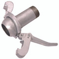LEVER LOCK MALE BSP 5 C/W CLOSURE RING - 133mm Male, Lever Lock Water Pump Coupling, with Lever Closure Ring, Male BSP Tapered Pipe Thread, To Suit 5" Hose Inside Diameter, Galvanised Steel, DALLAIAll images used are for illustrative purposes only