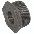 (BS FIG140) RED BUSH 3/4 X 1/2 BLK - 1/2" BSP Tapered Male x 3/4" BSP Tapered Female, Malleable Iron Pipe Fitting, Black, Reducing Hexagonal Bush, Fig (BS FIG140) RED BUSH 3/4 X 1/2 BLK - 1/2" BSP Tapered Male x 3/4" BSP Tapered Female, Malleable Iron Pipe Fitting, Black, Reducing Hexagonal Bush, Fig