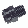 06MM OD X 1/8" BSPT MALE STRAIGHT ADAPTOR - 1/8" BSP Taper Male x 6mm Outside Diameter, Metric Push-in Fitting, Stud, Plastic, Working Temperature 0Ã‚Â°C to +23Ã‚Â°C, Maximum Working Pressure 16 bar, John GuestAll images used are for illustrative purpo