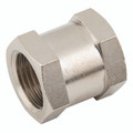 1/4" BSPP Female Equal Socket - 1/4" BSP Parallel Female, Brass Nickel Plated Adaptor, Equal, Socket, KelmAll images used are for illustrative purposes only 1/4" BSPP Female Equal Socket - 1/4" BSP Parallel Female, Brass Nickel Plated Adaptor, Equal, Socket, KelmAll images used are for illustrative purposes only