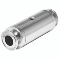 VZQA-C-M22U-25-GG-V4V4S1-4 PINCH VALVE - Pinch Valve Vzqa-C-M22U-25-Gg-V4V4S1-4 Pneumatically Actuated Pinch Valve In Stainless Steel, Safety Position Open, G Thread, Dn25, Food Materials and Articles