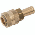 1/4" HOSETAIL   COUPLING BRASS UNPLATED - Pneumatic Quick Release, Series 13KA, Standard, Parker Rectus, Coupling, Hose Tail, To Suit Hose Inside Diameter 6mm (1/4"), Valved, Brass, Nitrile Seal, Working Temperature -20°C to +100°C, Maximum Working 1/4" HOSETAIL   COUPLING BRASS UNPLATED - Pneumatic Quick Release, Series 13KA, Standard, Parker Rectus, Coupling, Hose Tail, To Suit Hose Inside Diameter 6mm (1/4"), Valved, Brass, Nitrile Seal, Working Temperature -20°C to +100°C, Maximum Working
