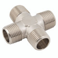 1/8" BSPT Male Equal Cross - 1/8" BSP Taper Male, Brass Nickel Plated Adaptor, Equal Cross, KelmAll images used are for illustrative purposes only 1/8" BSPT Male Equal Cross - 1/8" BSP Taper Male, Brass Nickel Plated Adaptor, Equal Cross, KelmAll images used are for illustrative purposes only