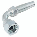 1.1/16" JIC Female Hydraulic Reusable 90Â° Elbow 3/4" Hose ID - 1