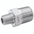 1" NPT x 3/4" NPT Male/Male - 1" NPT Male x 3/4" NPT Male, Instrumentation Pipe Fitting, Reducing, Stainless Steel, PanamAll images used are for illustrative purposes only