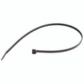 CABLE TIE BLACK 90 X 430 - PK 100 - Polyamide 6/6 Nylon, Cable Tie, Length 430mm, Width 9mm, Black, Pack Quantity 100, JaymacAll images used are for illustrative purposes only