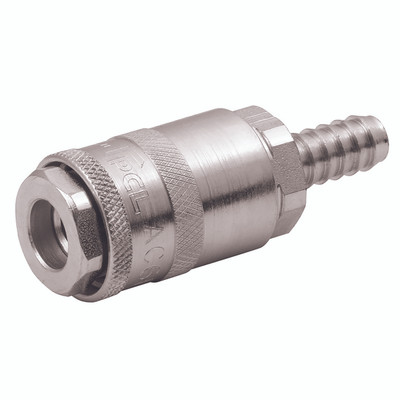 EURO COUPLING 8MM HOSE - Pneumatic Quick Release, Valved, Coupling, Hose Tail, Series Euro, Standard, to Suit 8mm(5/16" Hose Inside Diameter, Steel, Working Temperature -40°C to +100°C, Maximum Working Pressure 14 bar, PCLAll images used are for EURO COUPLING 8MM HOSE - Pneumatic Quick Release, Valved, Coupling, Hose Tail, Series Euro, Standard, to Suit 8mm(5/16" Hose Inside Diameter, Steel, Working Temperature -40°C to +100°C, Maximum Working Pressure 14 bar, PCLAll images used are for