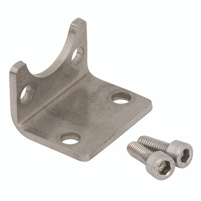 S/S FOOT MOUNTING FOR 80MM DIA.CYLINDERS - Foot Mounting, to Suit 80mm Cylinder Bore, ISO 15552 Air Cylinder Accessory, Metal WorkAll images used are for illustrative purposes only