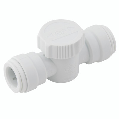15MM EMERGENCY SHUT OFF TAP - 15mm Outside Diameter, Plastic Plumbing Push-in Fitting, Emergency Shut Off Tap, John Guest SpeedfitAll images used are for illustrative purposes only