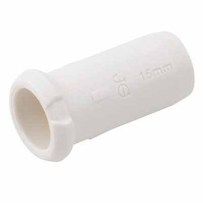 22MM PIPE INSERT WHITE - 22mm Inside Diameter, Plastic Plumbing Push-in Fitting, Pipe, Insert, John Guest SpeedfitAll images used are for illustrative purposes only