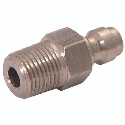 1/8" NPT Male Plug - 1/8" NPT Male, Pneumatic Quick Release, Plug, Series ST, Standard, Tomco, Steel, Nitrile, Seal, Non Valved, Working Temperature -40Ãƒâ€šÃ‚Â°C to +100Ãƒâ€šÃ‚Â°C, Maximum Working Pressure 175 bar, TomcoAll images used are for illustr