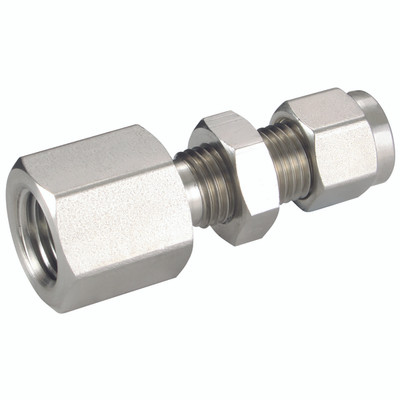 BULKHEAD FEMALE CONN 12 OD 3/8 NPT - 3/8" NPT Female x 12mm Outside Diameter, Hydraulic Twin Ferrule Metric Compression Fitting, Bulkhead Straight, 316 Stainless Steel, PanamAll images used are for illustrative purposes only BULKHEAD FEMALE CONN 12 OD 3/8 NPT - 3/8" NPT Female x 12mm Outside Diameter, Hydraulic Twin Ferrule Metric Compression Fitting, Bulkhead Straight, 316 Stainless Steel, PanamAll images used are for illustrative purposes only