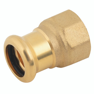 22MMX1" FEMALE ADAPTER COPPER - 15mmx1/2" Female Adapter, Copper, M-PressAll images used are for illustrative purposes only 22MMX1" FEMALE ADAPTER COPPER - 15mmx1/2" Female Adapter, Copper, M-PressAll images used are for illustrative purposes only