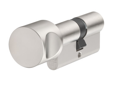 ABUS Mechanical KE60NP Euro Thumbturn Cylinder Nickel Pearl Z40mm / K50mm Visi - The ABUS KE60 Euro profile thumbturn cylinders are suitable for wooden, aluminium &amp; most PVCu doors