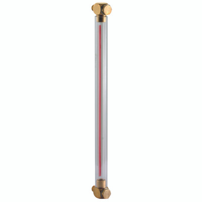 1/4" BSP Fluid Level Gauge W/O Thermometer Centres 800mm - 1/4" BSP Parallel Male, Liquid Level Gauge, QuickFit, Centres 800mm, Sight Tube Material Polycarbonate, Fitting Material Brass Nickel Plated, Maximum Working Temperature +65Ã‚Â°C, Maximum Working