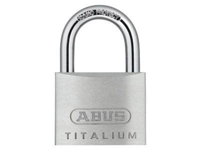 ABUS Mechanical 64TI/50mm TITALIUM™ Padlock Keyed Alike KA6511 - The ABUS 64TI Series TITALIUM&trade; Padlocks are ideal for medium to high risk of theft, recommended for a wide range of security requirements