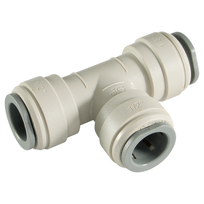5/16"OD EQUAL TEE CONNECTOR - 5/16" Outside Diameter, Imperial Push-in Fitting, Equal, Tee Connector, Plastic, Working Temperature 0°C to +23°C, Maximum Working Pressure 16 bar, John GuestAll images used are for illustrative purposes only 5/16"OD EQUAL TEE CONNECTOR - 5/16" Outside Diameter, Imperial Push-in Fitting, Equal, Tee Connector, Plastic, Working Temperature 0°C to +23°C, Maximum Working Pressure 16 bar, John GuestAll images used are for illustrative purposes only