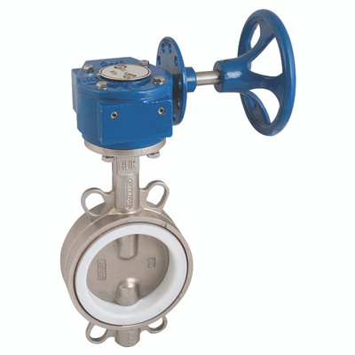 10" WAFER BFLY VVE SS/SS/PT+SIL SS GEAR - 10" Wafer Pattern Stainless Steel Body Stainless Steel Disc PTFE on Silicone Liner Butterfly Valve Gearbox OperatedAll images used are for illustrative purposes only 10" WAFER BFLY VVE SS/SS/PT+SIL SS GEAR - 10" Wafer Pattern Stainless Steel Body Stainless Steel Disc PTFE on Silicone Liner Butterfly Valve Gearbox OperatedAll images used are for illustrative purposes only