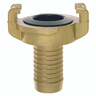 WATERPROFI CLAW COUPLING HOSETAIL 32MM - WaterProfi Claw Couplings, Forged Brass Hose Tail , To Suit Hose ID 32mm, Claw Distance 40mm, Seal Material EPDM, Maximum Working Temperature +95Ã‚Â°C, Maximum Working Pressure 25 bar, LudeckeAll images used are