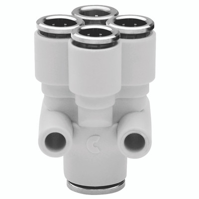 8MM X 6MM TUBE S7000 UNEQUAL DBL Y - 8mm Outside Diameter x 6mm Outside Diameter, Series 7000 Super-rapid Compact Fitting, Reducing, Double Y Connector, Technopolymer, Working Temperature -20°C to +60°C, Working Pressure -0 8MM X 6MM TUBE S7000 UNEQUAL DBL Y - 8mm Outside Diameter x 6mm Outside Diameter, Series 7000 Super-rapid Compact Fitting, Reducing, Double Y Connector, Technopolymer, Working Temperature -20°C to +60°C, Working Pressure -0