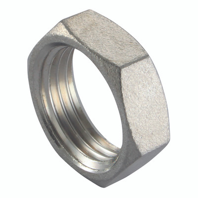 1/4" BSPP Female Hexagonal Lock nut - 1/4" BSP Parallel Female, Hexagon, Lock Nut, 150lb Tube & Pipe Fitting, 316 Stainless Steel, HaitimaAll images used are for illustrative purposes only