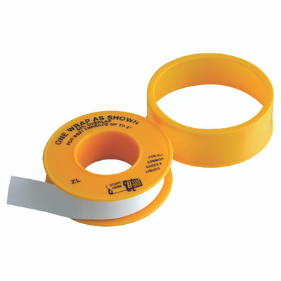 GAS APPROVED PTFE TAPE 12MM X 5M - Joining Compound & Sealant, Gas Approved, PTFE Thread Sealing Tape, Length 5 Metres, Gauge mm, Width 12mm, White, FTMAll images used are for illustrative purposes only GAS APPROVED PTFE TAPE 12MM X 5M - Joining Compound & Sealant, Gas Approved, PTFE Thread Sealing Tape, Length 5 Metres, Gauge mm, Width 12mm, White, FTMAll images used are for illustrative purposes only