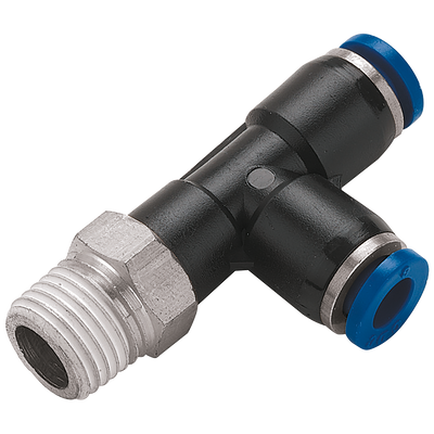 1/4" BSPT Male x 4mm OD Run Tee - 1/4" BSP Taper Male x 4mm Outside Diameter, Run Tee, Push Fitting, Plastic/Brass Nickel Plated, Working Temperature 0°C to +60°C, Maximum Working Pressure 10 bar, KelmAll images used are for illustrative purposes 1/4" BSPT Male x 4mm OD Run Tee - 1/4" BSP Taper Male x 4mm Outside Diameter, Run Tee, Push Fitting, Plastic/Brass Nickel Plated, Working Temperature 0°C to +60°C, Maximum Working Pressure 10 bar, KelmAll images used are for illustrative purposes