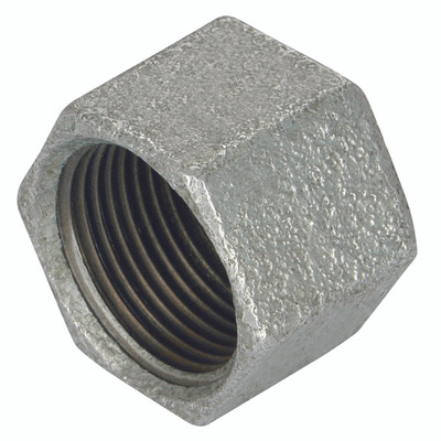 2.1/2"BSPP FEMALE CAP GALVANISED GF300G - 2
